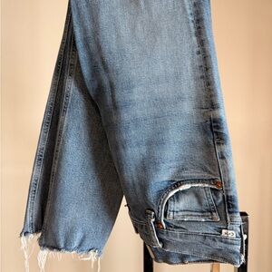 Citizens Of Humanity Straight Jeans with Knee Rip